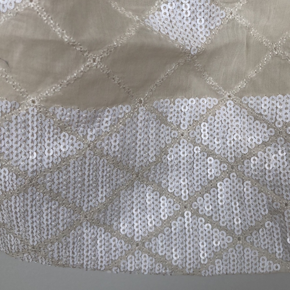 Gold Hawk Silk Sequined Top - Picture 5 of 13